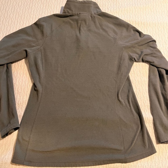 Women’s L North Face fleece 1/4 zip gray pullover - Picture 3 of 3